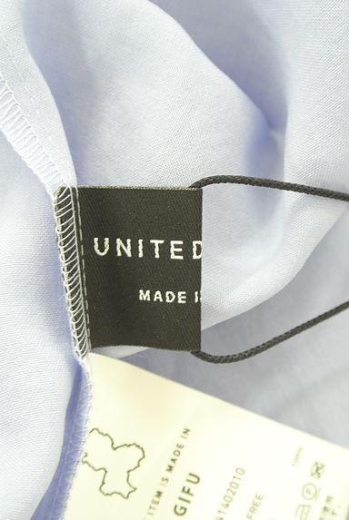 UNITED TOKYO（ユナイテッドトウキョウ）の古着「パフスリーブバンドカラーブラウス（カットソー・プルオーバー）」大画像６へ