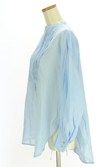 クリックで大画像表示 SHIPS(シップス)の古着「SHIPS 0 x ones ピンタックシアーブラウス(カットソー・プルオーバー)」大画像3へ