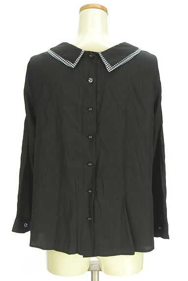 POU DOU DOU（プードゥドゥ）の古着「前後2WAYダブル襟ブラウス（カットソー・プルオーバー）」大画像２へ