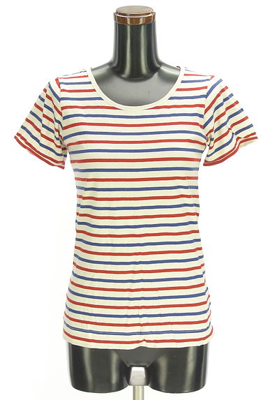 POU DOU DOU（プードゥドゥ）の古着「ボーダーTシャツ（Ｔシャツ）」大画像１へ