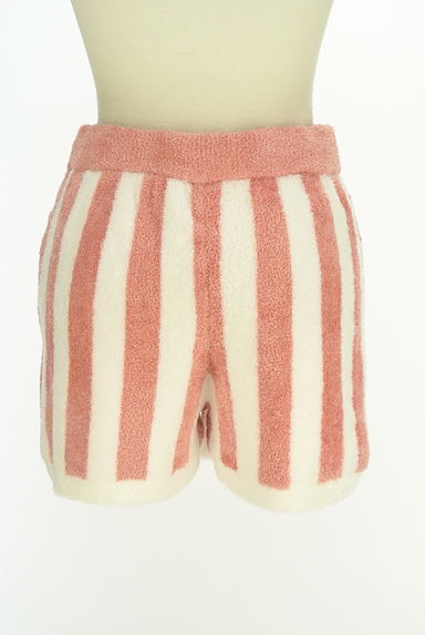 クリックで大画像表示 gelato pique(ジェラートピケ)の古着「もちふわストライプショートパンツ(ショートパンツ・ハーフパンツ)」大画像2へ
