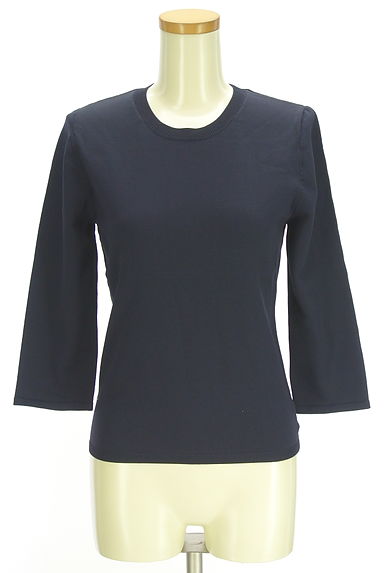 Apuweiser riche（アプワイザーリッシェ）の古着「無地ニット+パールボタンカーディガン（アンサンブル）」大画像４へ