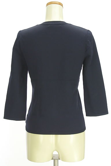 Apuweiser riche（アプワイザーリッシェ）の古着「無地ニット+パールボタンカーディガン（アンサンブル）」大画像５へ