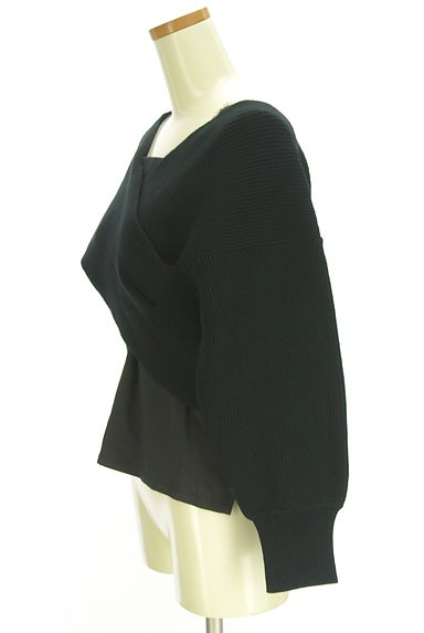 Apuweiser riche（アプワイザーリッシェ）の古着「クロップドニット+キャミ（アンサンブル）」大画像３へ