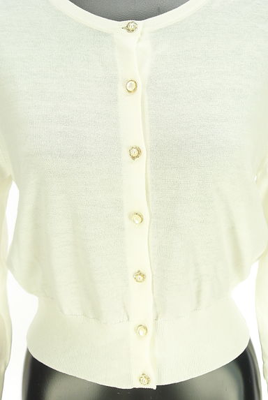 LAISSE PASSE（レッセパッセ）の古着「シアーニットカーディガン（カーディガン・ボレロ）」大画像４へ