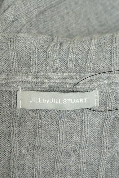 JILL by JILLSTUART（ジルバイジルスチュアート）の古着「ケーブル編みジップアップニットパーカー（スウェット・パーカー）」大画像６へ