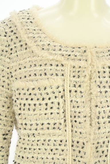 JILLSTUART（ジルスチュアート）の古着「ノーカラーツイードジャケット（ジャケット）」大画像４へ