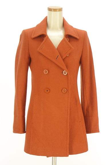 クリックで大画像表示 PROPORTION BODY DRESSING(プロポーションボディドレッシング)の古着「ミドル丈ウールコート(コート)」大画像1へ