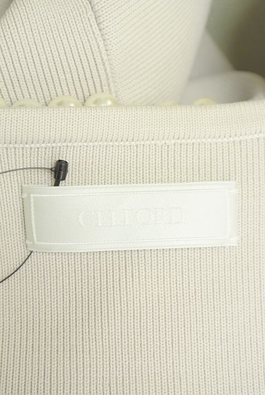 CELFORD（セルフォード）の古着「パール付きハイゲージニットブルゾン（カーディガン・ボレロ）」大画像６へ