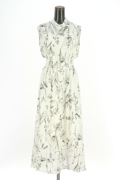 FRAY I.D（フレイアイディー）の古着「ノースリ花柄シフォンワンピース（ワンピース・チュニック）」大画像１へ