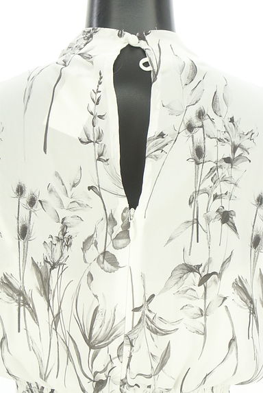 FRAY I.D（フレイアイディー）の古着「ノースリ花柄シフォンワンピース（ワンピース・チュニック）」大画像４へ