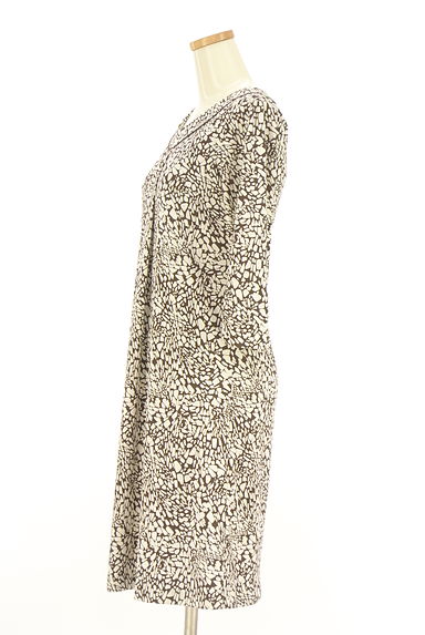 クリックで大画像表示 7-ID concept(セブンアイディーコンセプト)の古着「七分袖膝丈柄ワンピース(ワンピース・チュニック)」大画像3へ