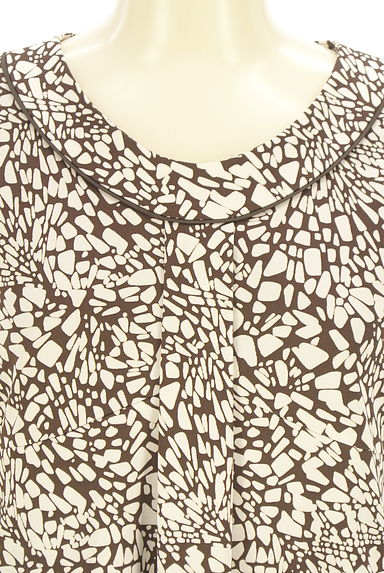 クリックで大画像表示 7-ID concept(セブンアイディーコンセプト)の古着「七分袖膝丈柄ワンピース(ワンピース・チュニック)」大画像4へ