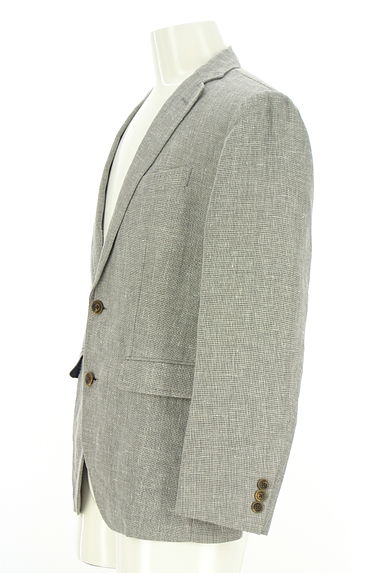 クリックで大画像表示 JOSEPH ABBOUD(ジョセフアブード)の古着「リネン混テーラードジャケット(Tシャツ)」大画像3へ