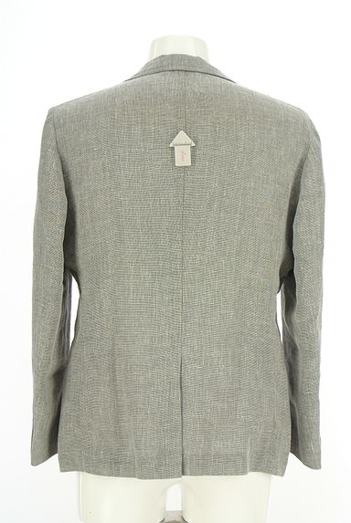 クリックで大画像表示 JOSEPH ABBOUD(ジョセフアブード)の古着「リネン混テーラードジャケット(Tシャツ)」大画像4へ