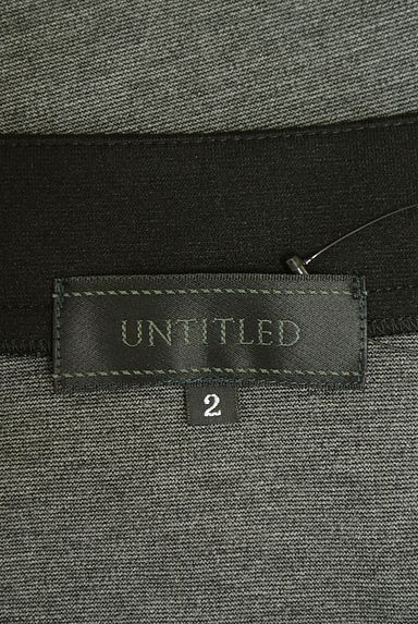 UNTITLED（アンタイトル）の古着「バイカラー膝丈ワンピース（ワンピース・チュニック）」大画像６へ