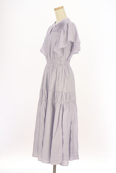 Her lip to（ハーリップトゥ）の古着「ノーカラーピンタックワンピース（ワンピース・チュニック）」大画像３へ