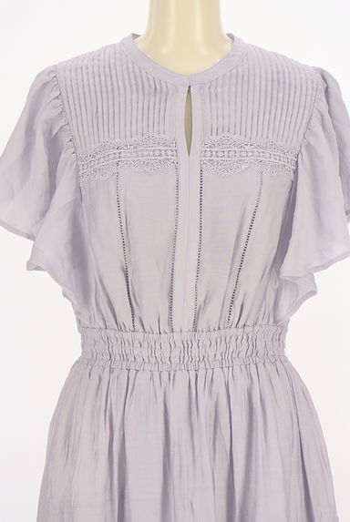 Her lip to（ハーリップトゥ）の古着「ノーカラーピンタックワンピース（ワンピース・チュニック）」大画像４へ