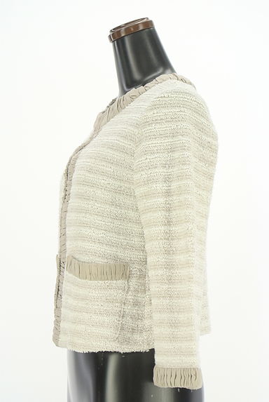 クリックで大画像表示 LUI CHANTANT(ルイシャンタン)の古着「ノーカラージャケット(ジャケット)」大画像3へ