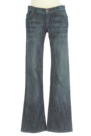 ROCK&REPUBLIC（ロック＆リパブリック）の古着「スタッズ付きブーツカットデニムパンツ（デニムパンツ）」大画像１へ