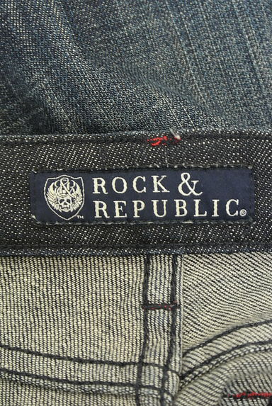 ROCK&REPUBLIC（ロック＆リパブリック）の古着「スタッズ付きブーツカットデニムパンツ（デニムパンツ）」大画像６へ