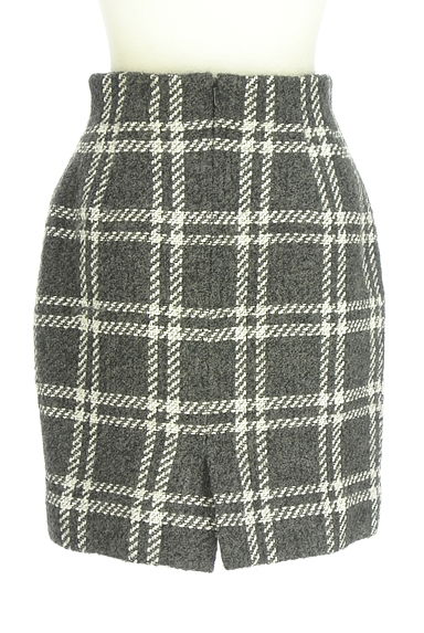 クリックで大画像表示 LAUTREAMONT(ロートレアモン)の古着「チェック柄ウール混タイトスカート(スカート)」大画像2へ