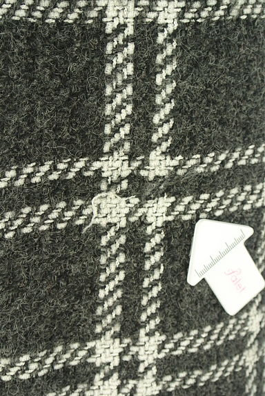 クリックで大画像表示 LAUTREAMONT(ロートレアモン)の古着「チェック柄ウール混タイトスカート(スカート)」大画像5へ