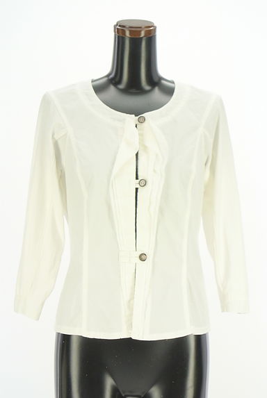 クリックで大画像表示 HIROKO BIS(ヒロコビス)の古着「フロントフリルジャケット(ジャケット)」大画像1へ