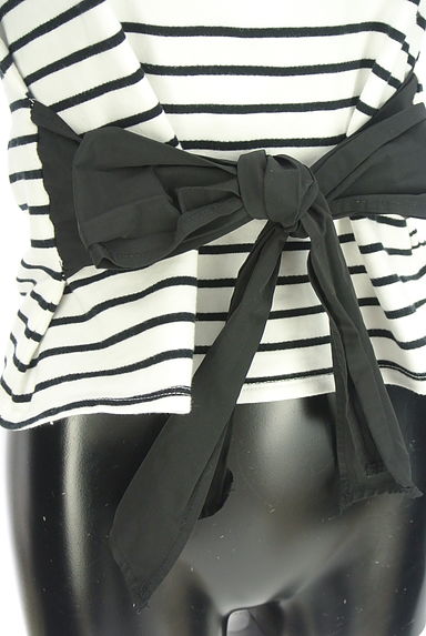 WILLSELECTION（ウィルセレクション）の古着「ウエストリボンボーダーカットソー（カットソー・プルオーバー）」大画像５へ