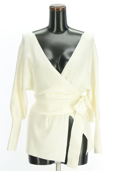 クリックで大画像表示 Snidel(スナイデル)の古着「カシュクール風リブニット(ニット)」大画像1へ