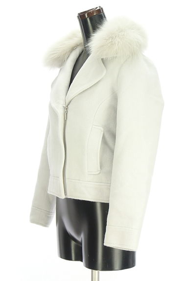 クリックで大画像表示 MISCH MASCH(ミッシュマッシュ)の古着「ファー付きウール混ジャケット(ジャケット)」大画像3へ