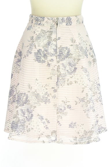 クリックで大画像表示 MISCH MASCH(ミッシュマッシュ)の古着「花柄メッシュサーキュラースカート(スカート)」大画像2へ