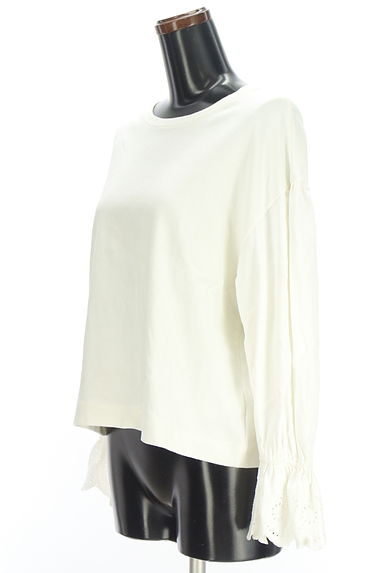 クリックで大画像表示 Samansa Mos2(サマンサモスモス)の古着「刺繍キャンディスリーブブラウス(カットソー・プルオーバー)」大画像3へ