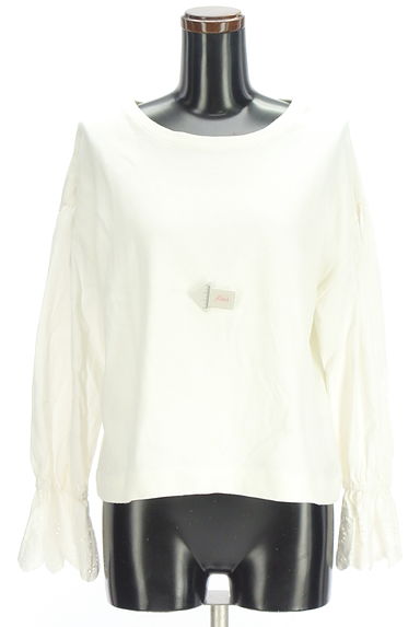 クリックで大画像表示 Samansa Mos2(サマンサモスモス)の古着「刺繍キャンディスリーブブラウス(カットソー・プルオーバー)」大画像4へ