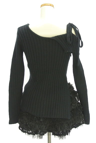 Darich（ダーリッチ）の古着「アシメニット+フリルスカパンセット（セットアップ（ジャケット＋パンツ））」大画像２へ