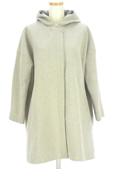 URBAN RESEARCH DOORS（アーバンリサーチドアーズ）の古着「ウール混フーディーコート（コート）」大画像１へ