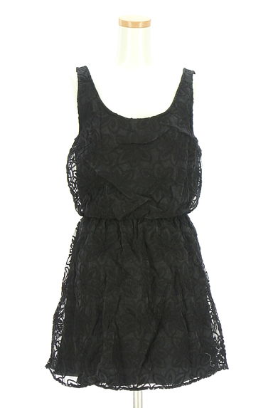 rienda（リエンダ）の古着「花柄刺しゅうシアーキャミワンピース（キャミワンピース）」大画像１へ