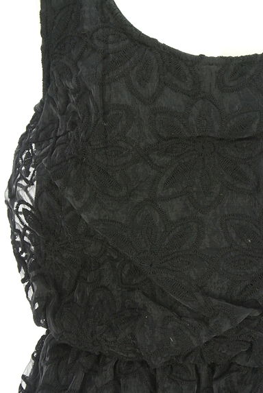 rienda（リエンダ）の古着「花柄刺しゅうシアーキャミワンピース（キャミワンピース）」大画像４へ