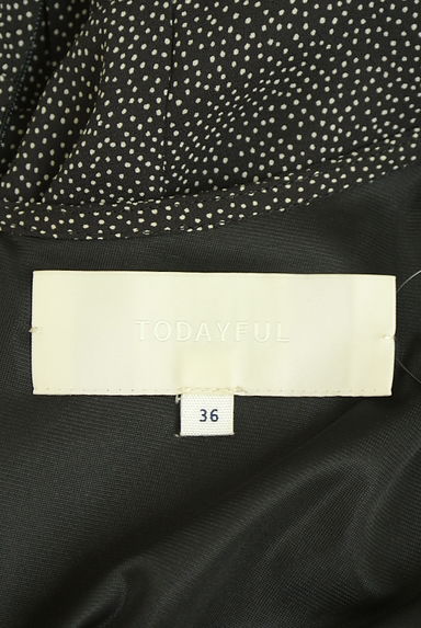 TODAYFUL（トゥデイフル）の古着「半そでドット柄シフォンワンピース（ワンピース・チュニック）」大画像６へ