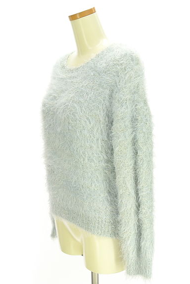 LagunaMoon（ラグナムーン）の古着「ラメ混シャギーニットトップス（セーター）」大画像３へ