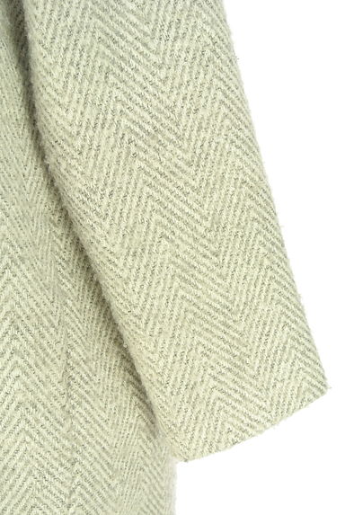 クリックで大画像表示 GALLARDAGALANTE(ガリャルダガランテ)の古着「ノーカラーヘリンボーン織コート(コート)」大画像5へ