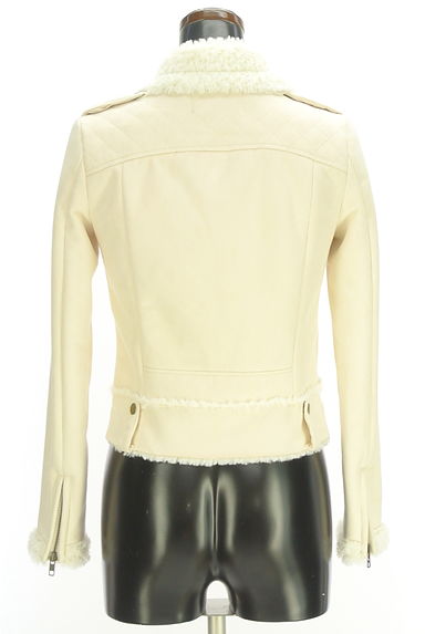 クリックで大画像表示 MISCH MASCH(ミッシュマッシュ)の古着「裏ファースウェードライスダースジャケット(ブルゾン・スタジャン)」大画像2へ