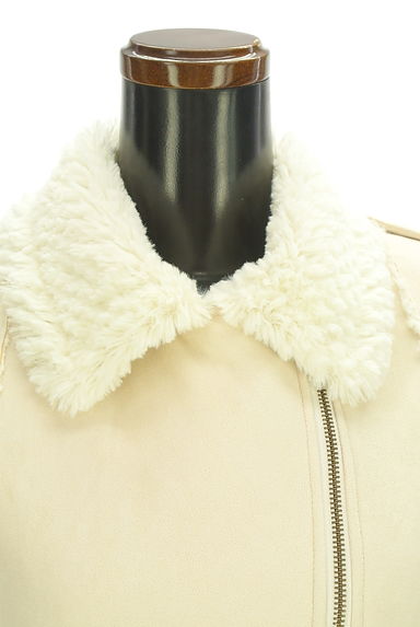 クリックで大画像表示 MISCH MASCH(ミッシュマッシュ)の古着「裏ファースウェードライスダースジャケット(ブルゾン・スタジャン)」大画像4へ