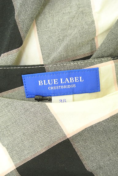 クリックで大画像表示 BLUE LABEL CRESTBRIDGE(ブルーレーベル・クレストブリッジ)の古着「半そでブロックチェック柄ワンピース(ワンピース・チュニック)」大画像6へ