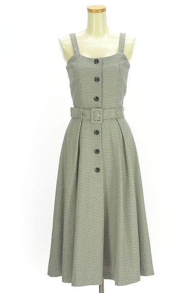 eimy istoire（エイミーイストワール）の古着「千鳥格子柄キャミワンピース（キャミワンピース）」大画像１へ