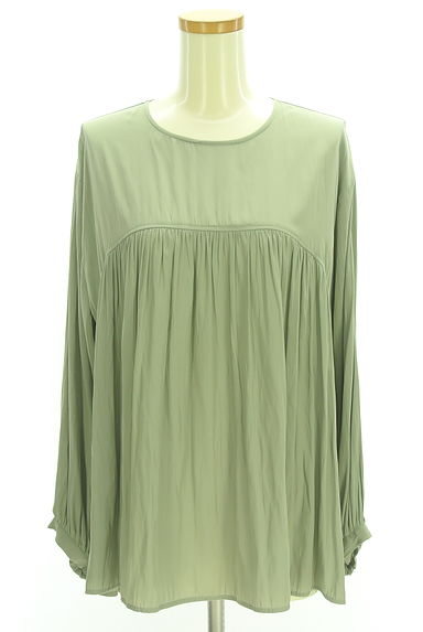 クリックで大画像表示 URBAN RESEARCH DOORS(アーバンリサーチドアーズ)の古着「ギャザーブラウス(カットソー・プルオーバー)」大画像1へ