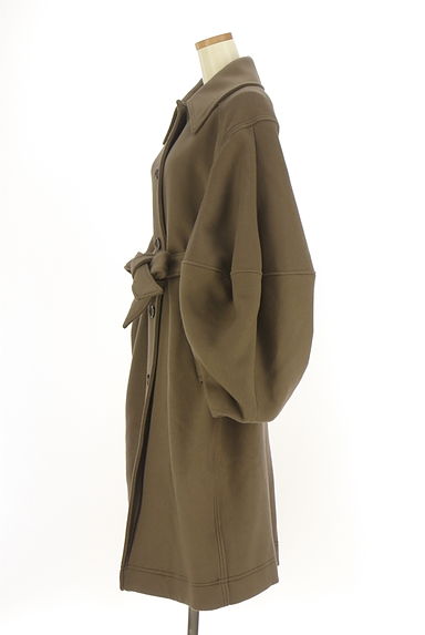 ELLIE（エリー）の古着「ベルト付きバルーンスリーブロングコート（コート）」大画像３へ