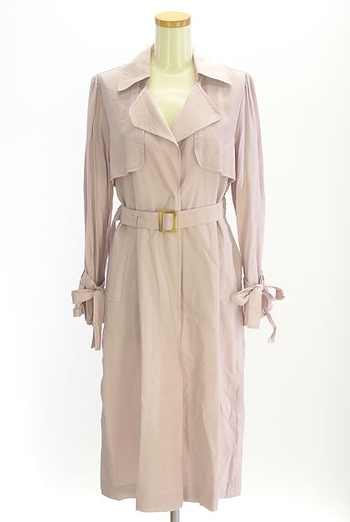 MISCH MASCH（ミッシュマッシュ）の古着「ベルト付きミモレ丈コート（トレンチコート）」大画像１へ