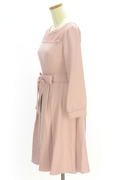 MISCH MASCH（ミッシュマッシュ）の古着「ベルト付き膝上フレアワンピース（ワンピース・チュニック）」大画像３へ