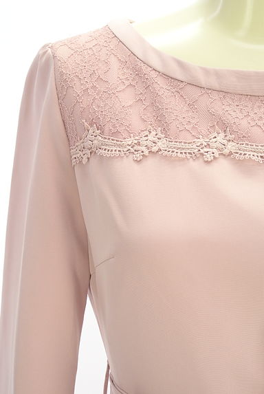 MISCH MASCH（ミッシュマッシュ）の古着「ベルト付き膝上フレアワンピース（ワンピース・チュニック）」大画像４へ